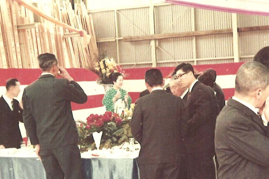 事務所倉庫新築落成式(昭和44年)